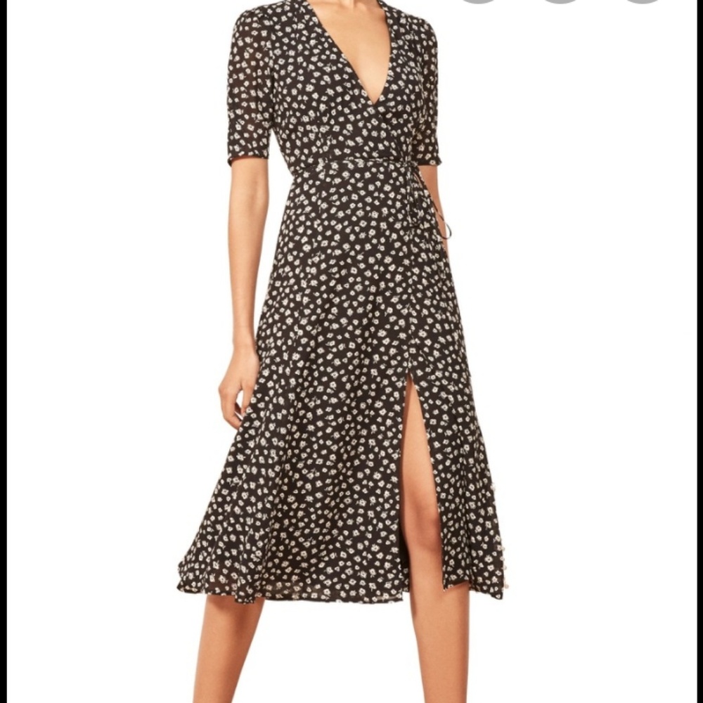 Reformation Mona Wrap Dress